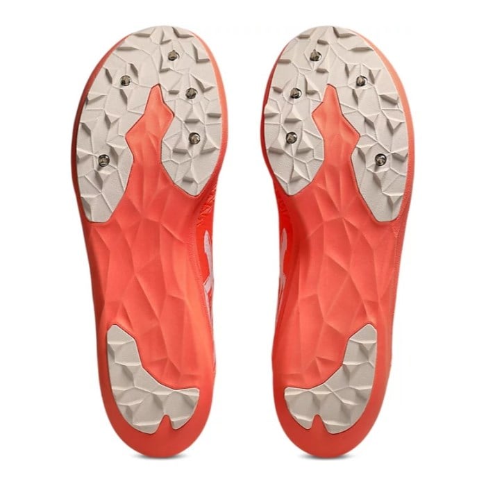 Asics Sonicracer XC - Unisex Cross Country Spikes - Vivid Coral/White - image 4