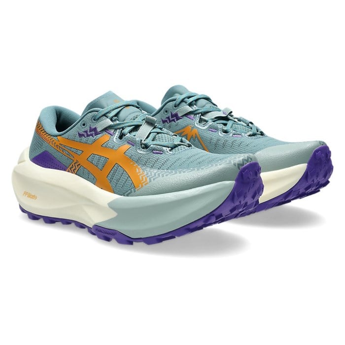 Asics Trabuco Max 5 - Womens Trail Running Shoes - Foggy Teal/Radiant Amethyst - image 2