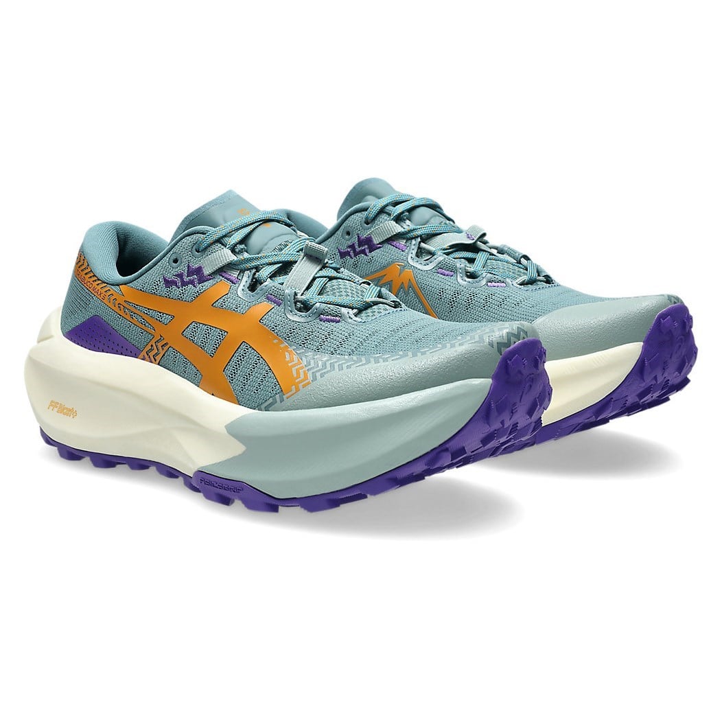 Asics Trabuco Max 5 - Womens Trail Running Shoes - Foggy Teal/Radiant Amethyst - image 2