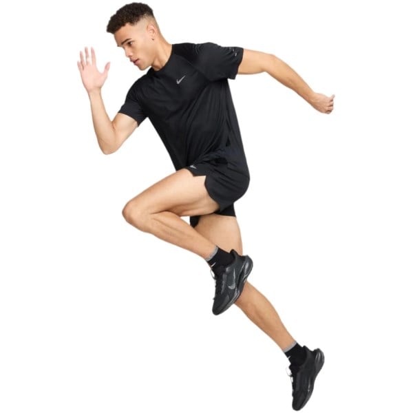 Nike Dri-FIT Stride ADV Running T-Shirt - Mens - Black/Reflective Silver
