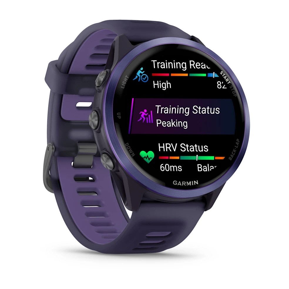 Garmin Forerunner 570 47mm - Advanced GPS Running Smartwatch - Imperial Purple/Indigo