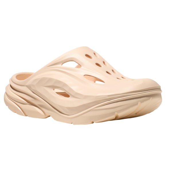 Hoka Ora Mule - Unisex Recovery Slides - Vanilla/Vanilla