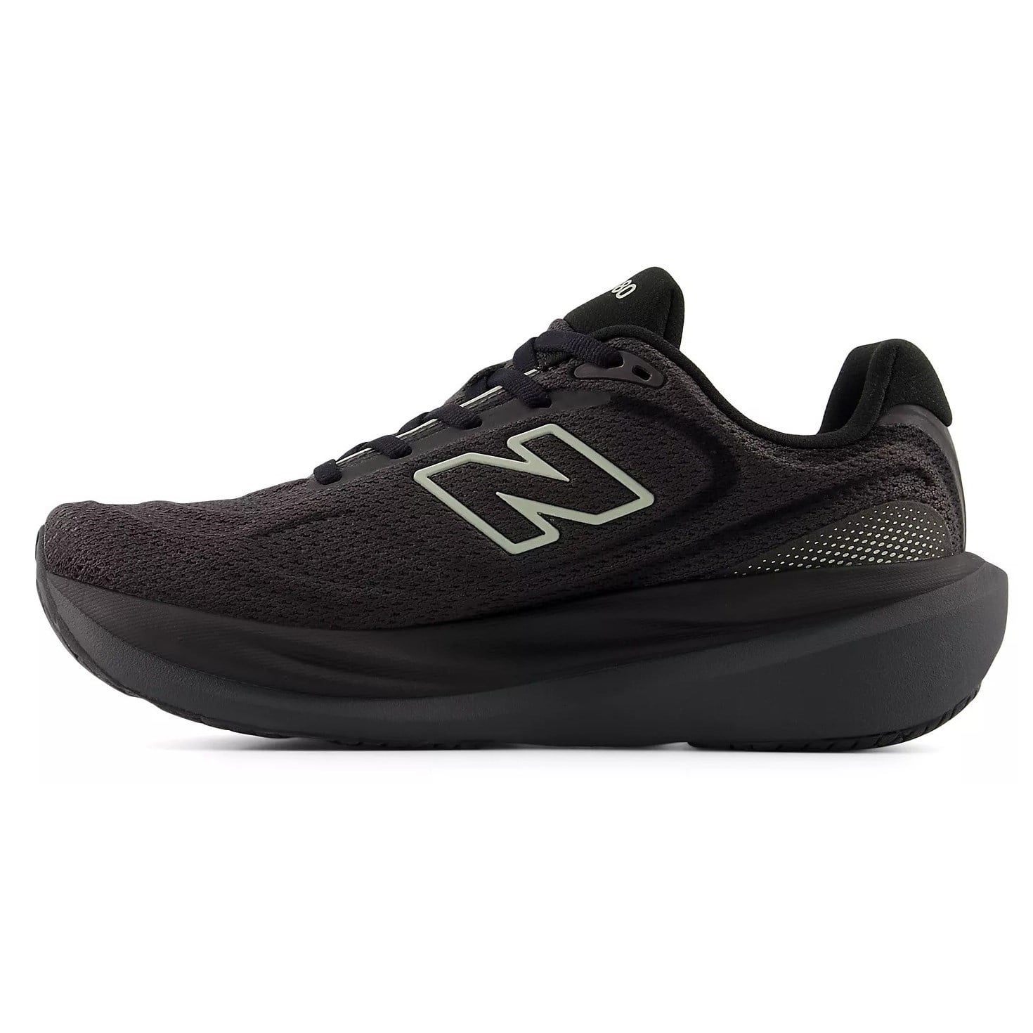 New Balance 1080v15 - Womens Running Shoes - Black/Olivine/Faded Black