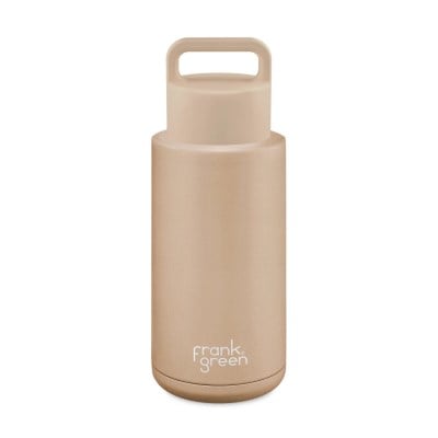 Frank Green Reusable Ceramic Water Bottle With Grip Lid - 1L