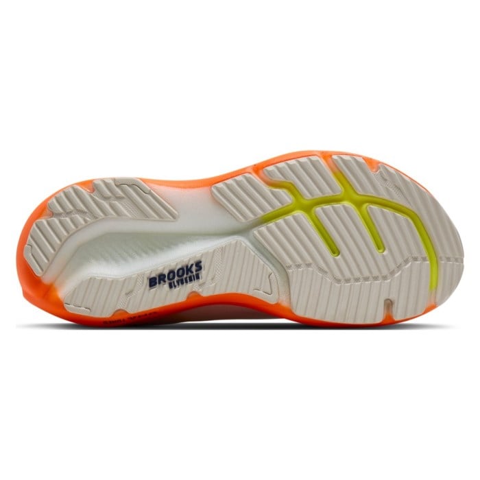 Brooks Glycerin 23 - Mens Running Shoes - White/Navy/Orange - image 4