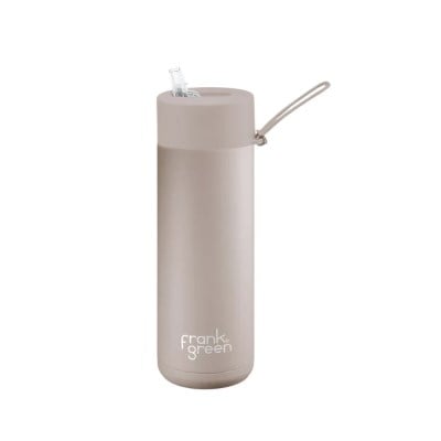 Frank Green Ceramic Reusable Straw Lid Water Bottle - 595ml
