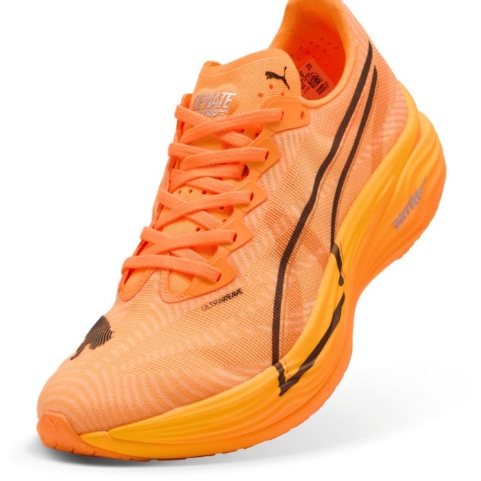 Puma Deviate Nitro Elite 3 - Mens Running Shoes - Heat Fire/Puma Black