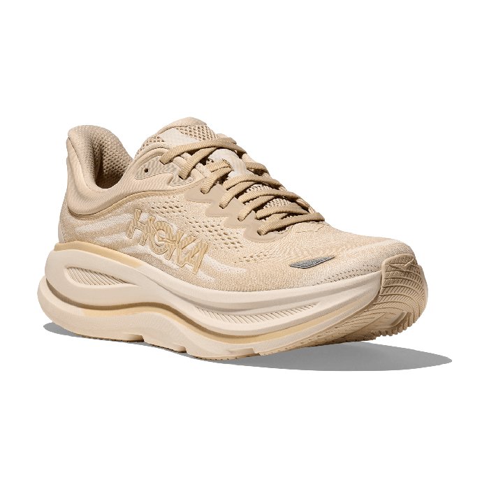 Hoka Bondi 9 - Mens Running Shoes - Oatmeal/Oat Milk