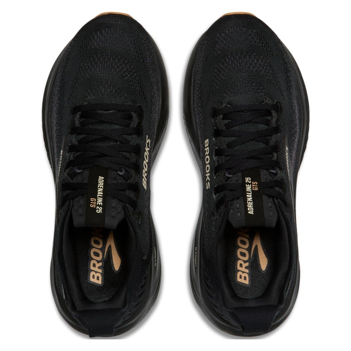 Brooks Adrenaline GTS 25 - Mens Running Shoes - Black/Biscuit - image 3