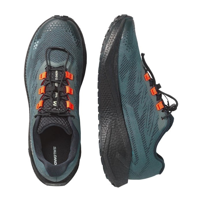 Salomon Aero Blaze 4 GRVL - Mens Trail Running Shoes - Urban Chic/Black/Lime Cream - image 3