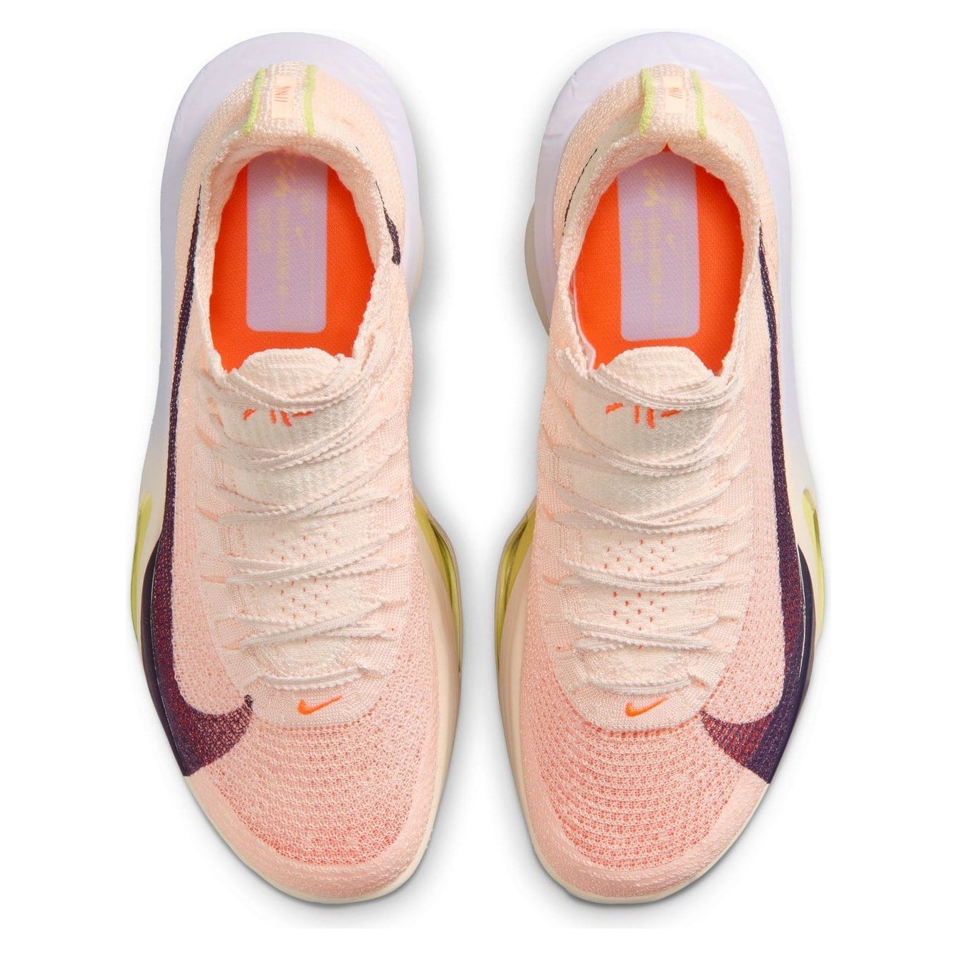 Nike Air Zoom Alphafly 3 - Womens Racing Shoes - Chalk/Purple Dynasty/Hyper Crimson - image 3