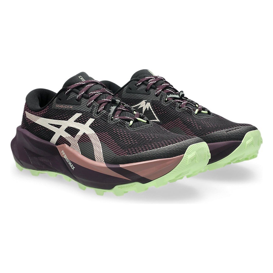 Asics Trabuco 14 - Womens Trail Running Shoes - Black/Dark Aubergine - image 6