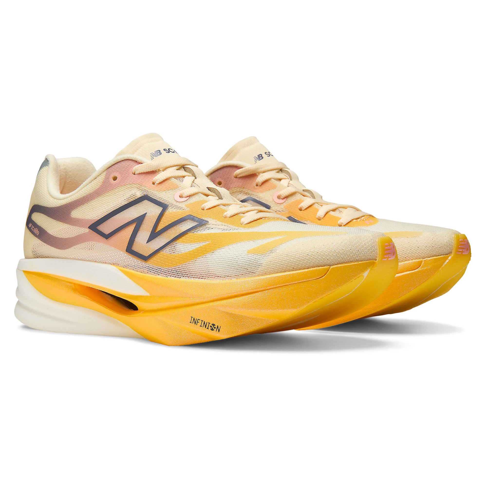 New Balance FuelCell Supercomp Elite v6 - Womens Racing Shoes - Satsuma Orange/Pink Lemonade - image 4