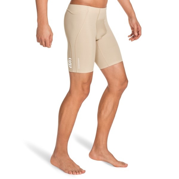 Skins A400 Mens Compression Power Shorts - Beige