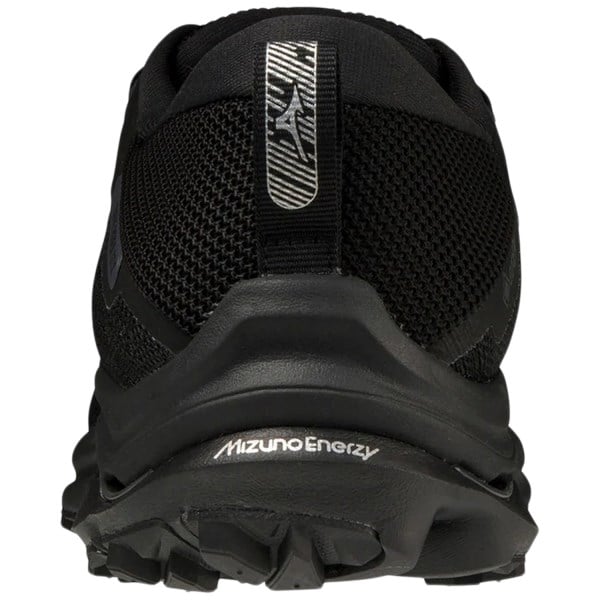 Mizuno Wave Rider GTX - Mens Trail Running Shoes - Triple Black/Ebony