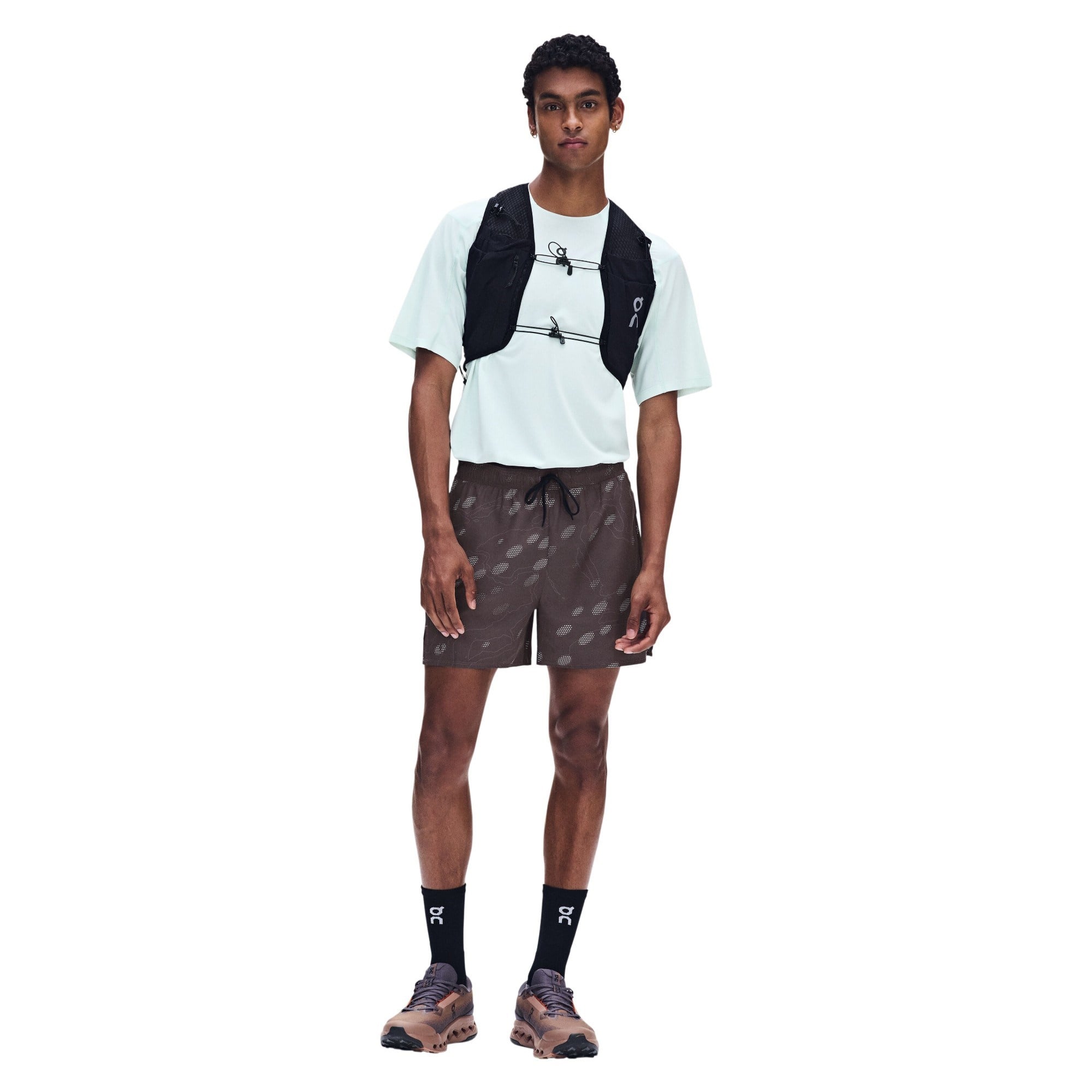 On Mens Trail Running Shorts - Mulberry - image 2