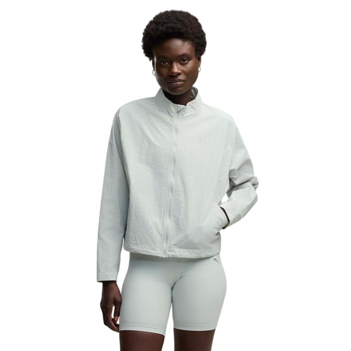 Puma Brightstride windCELL Womens Running Jacket - Creme