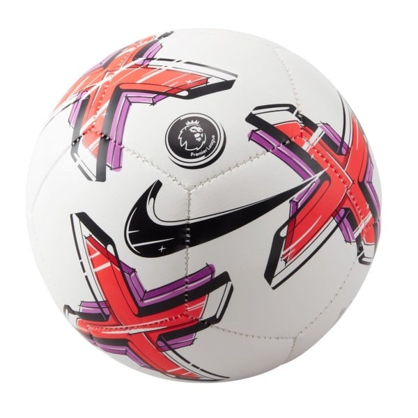 Nike Premier League Skills Soccer Ball - Size 1 - White/Bright Crimson/Black