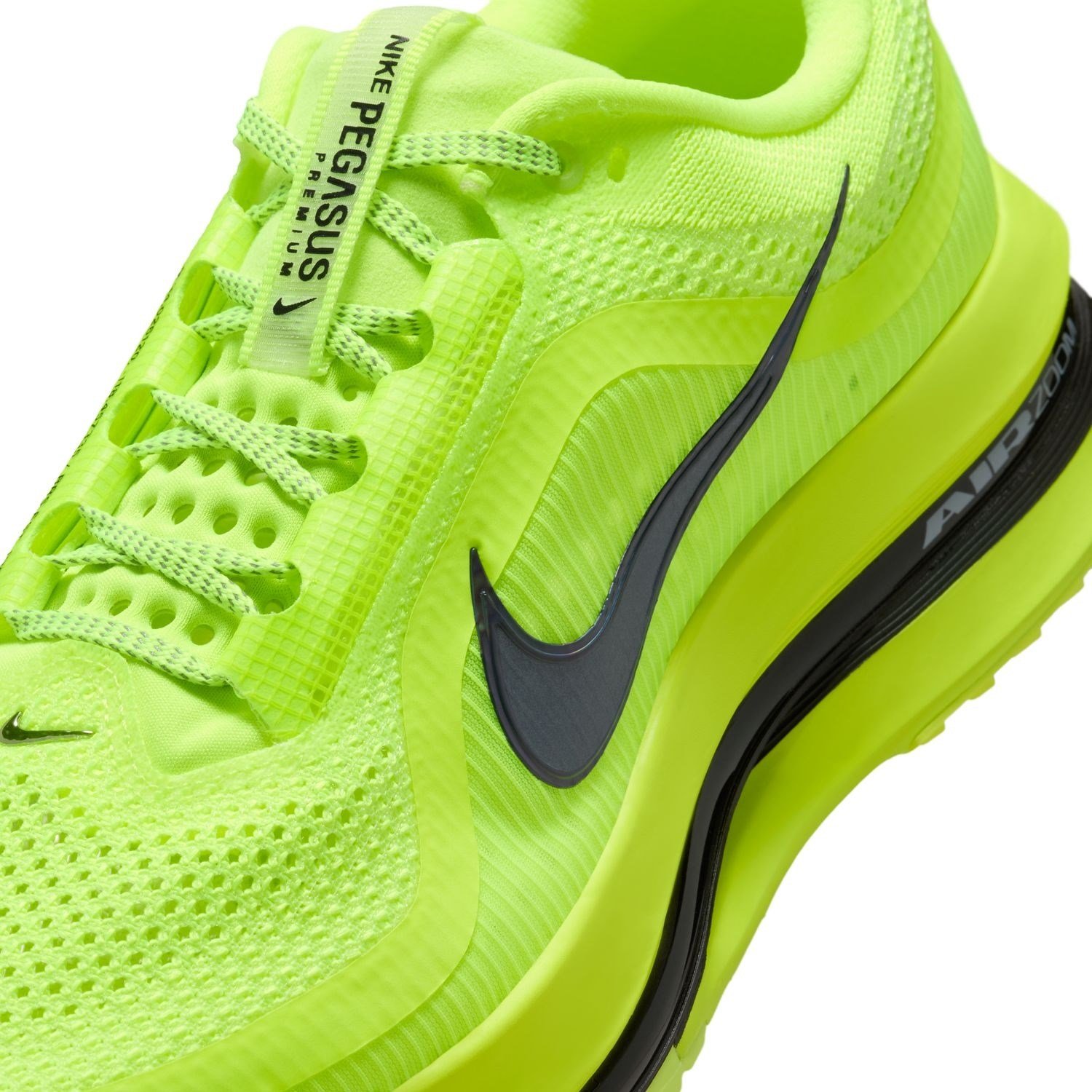 Nike Pegasus Premium - Mens Running Shoes - Volt/Black/Volt/White