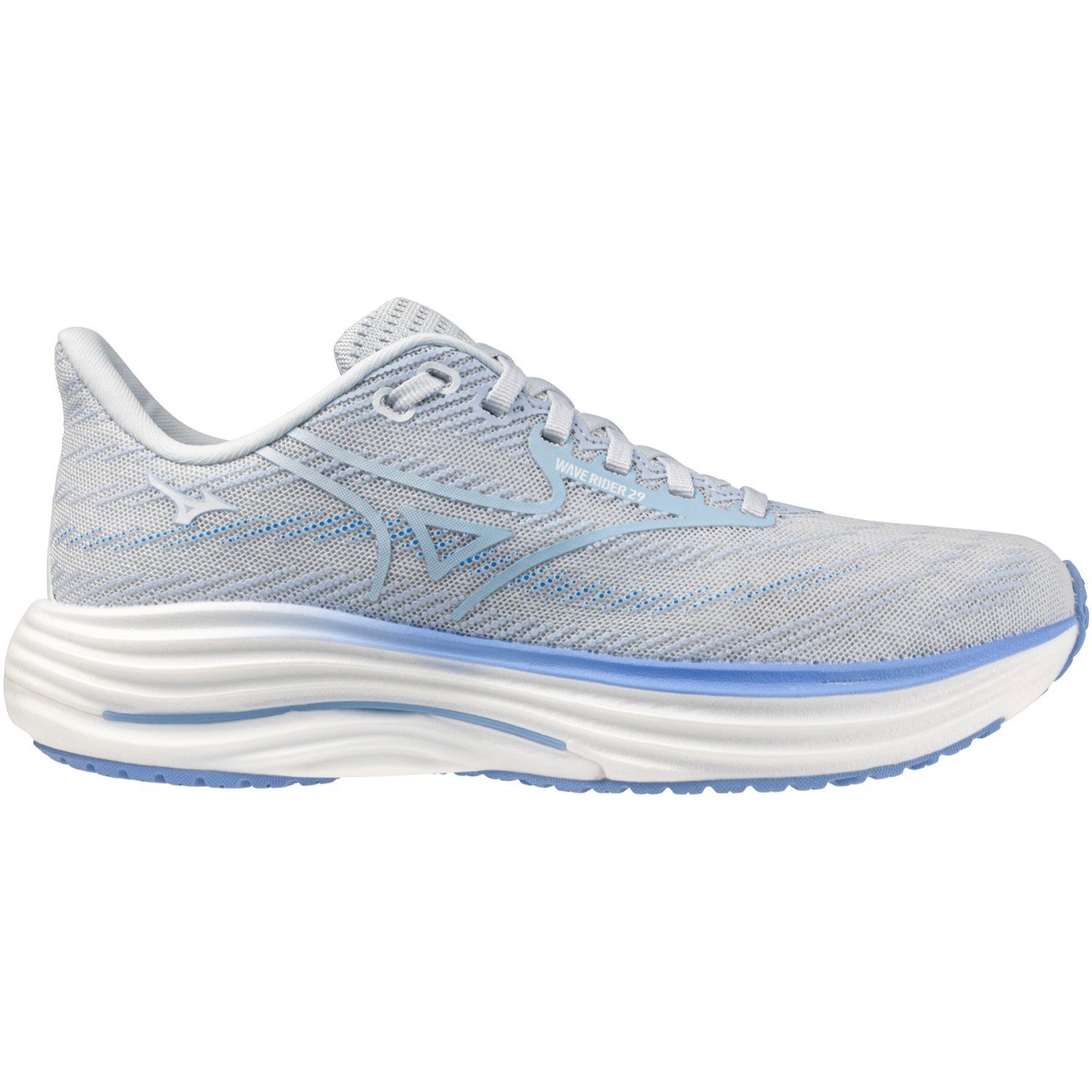 Mizuno Wave Rider 29 - Womens Running Shoes - Ancient Water/Ice Water/Vista Blue