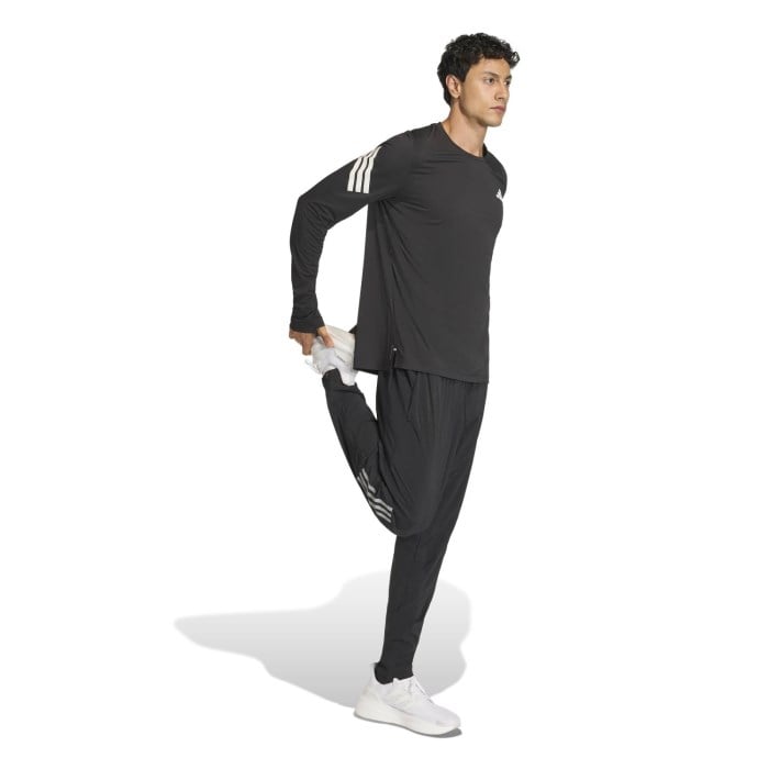 adidas ADI365 Iconic Mens Running Long Sleeve Top - Black - image 3