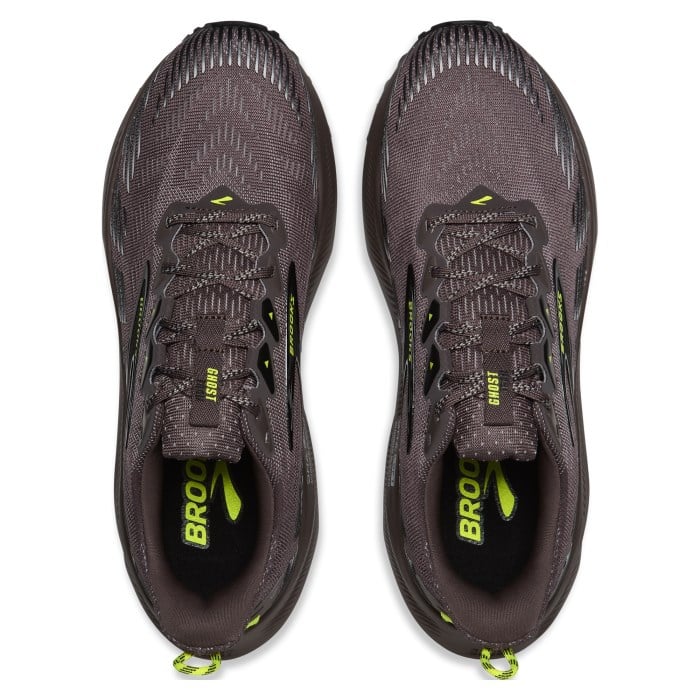 Brooks Ghost Trail - Mens Trail Running Shoes - Brown/Black/Nightlife - image 4