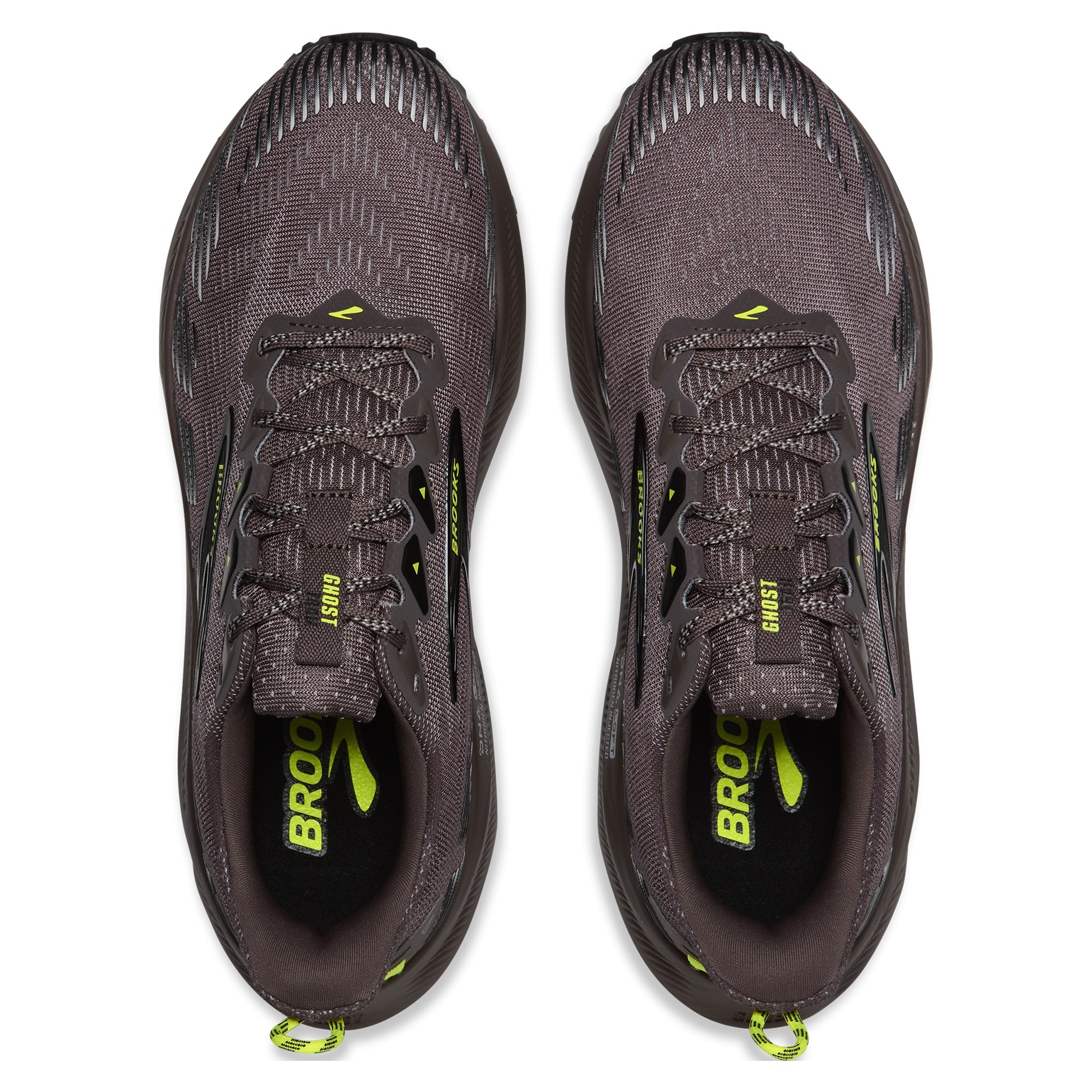 Brooks Ghost Trail - Mens Trail Running Shoes - Brown/Black/Nightlife - image 4