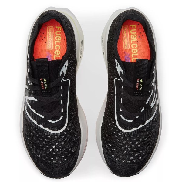 New Balance FuelCell Supercomp Trainer - Womens Running Shoes - Black/Neon Dragonfly