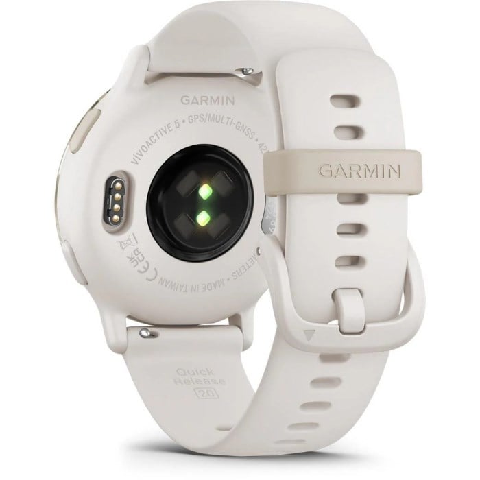 Garmin Vivoactive 5 GPS Smartwatch - Cream Gold/Ivory