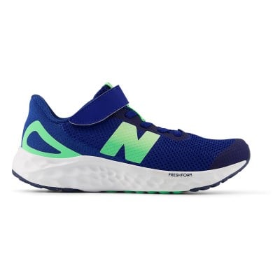 New Balance Fresh Foam Arishi v4 Velcro - Kids Running Shoes - Galaxy Blue/Lime
