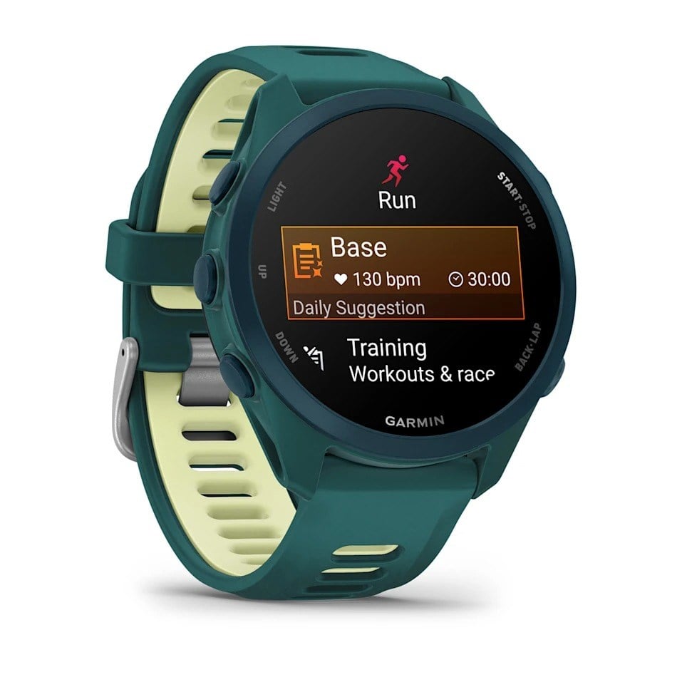 Garmin Forerunner 170 Music GPS Smartwatch - Teal Green/Citron - image 4