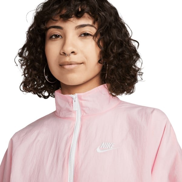 Nike Sportswear Essential Windrunner Woven Womens Jacket - Med Soft Pink/White