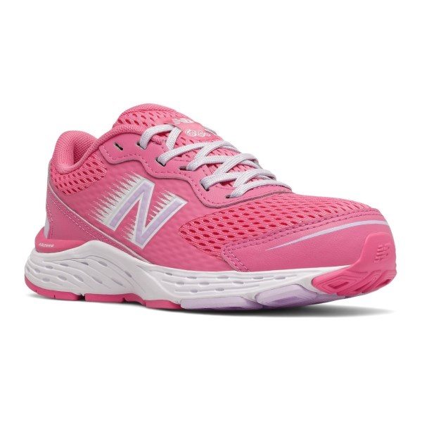 New Balance 680v6 - Kids Running Shoes - Sporty Pink