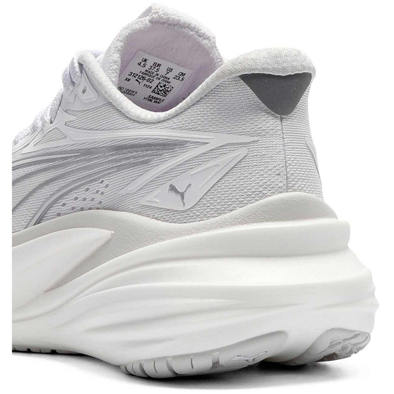 Puma MagMax Nitro 2 - Womens Running Shoes - Puma White/Puma Silver