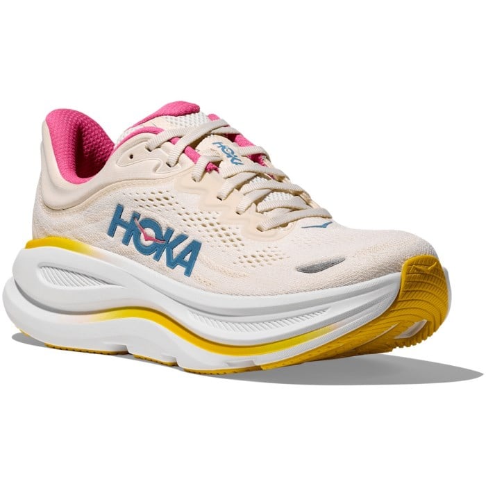Hoka Bondi 9 - Womens Running Shoes - Alabaster/Birch