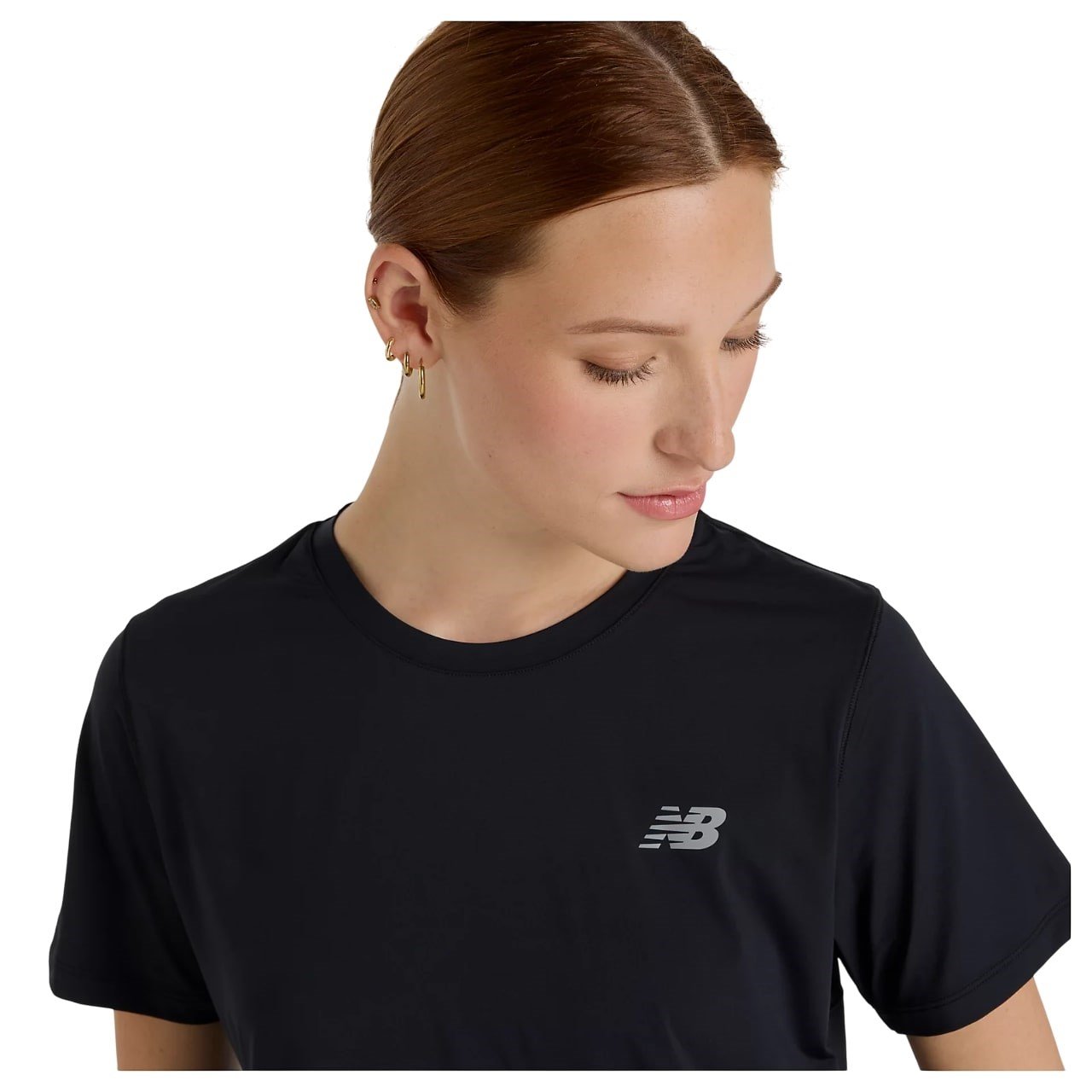 New Balance Womens Race Day T-Shirt - Black