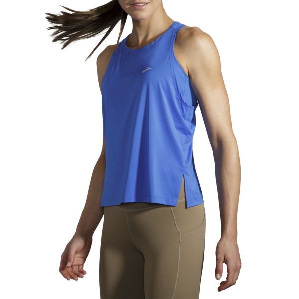 Brooks Sprint Free Womens Running Tank - Bluetiful