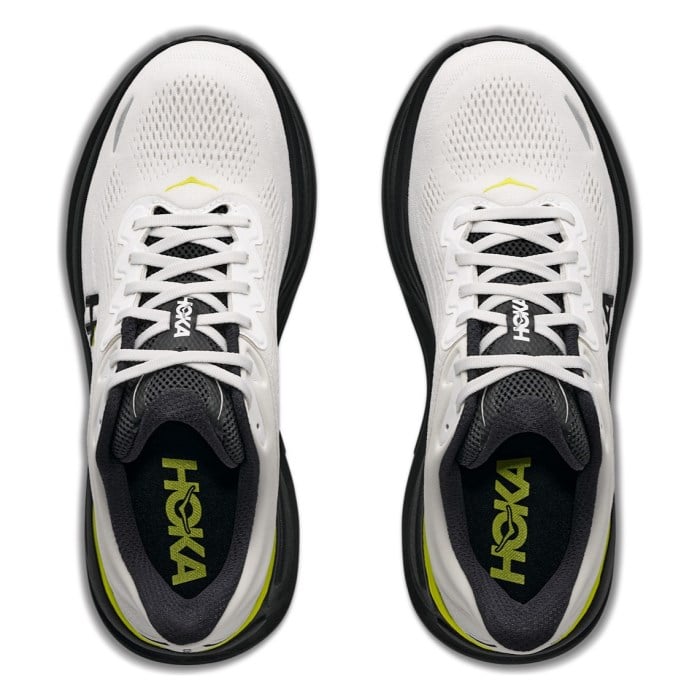 Hoka Bondi 9 - Mens Running Shoes - White/Citrus - image 3
