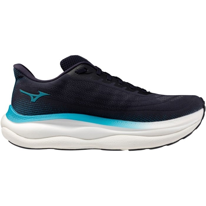 Mizuno Wave Sky 9 - Mens Running Shoes - Baritone Blue/Citrus/Capri Breeze
