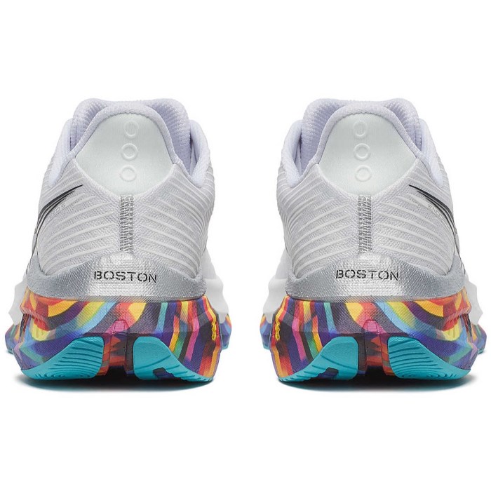 Saucony Endorphin Speed 5 Boston - Mens Running Shoes - White/Multi