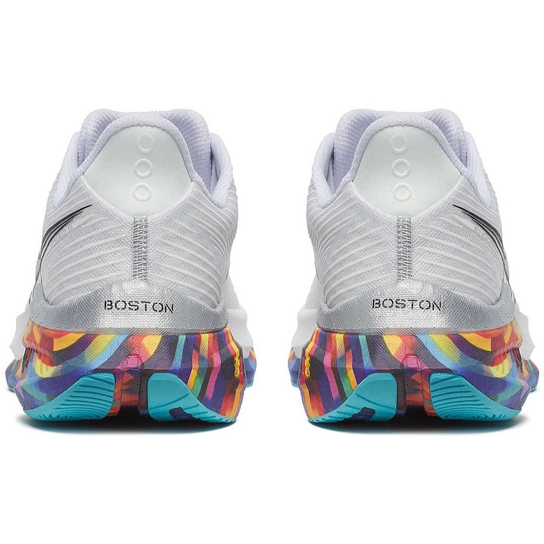 Saucony Endorphin Speed 5 Boston - Mens Running Shoes - White/Multi