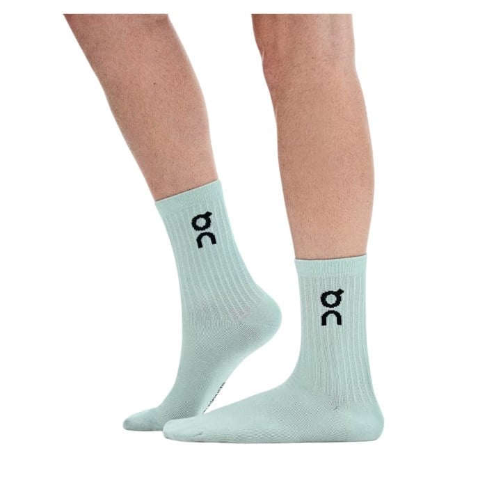 On Running Crew Logo Sock High - 3 Pack - Brook/Storm - image 2