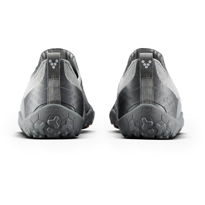 Vivobarefoot Primus Trail Knit FG - Womens Trail Running Shoes - Ultimate Grey/Storm Cloud