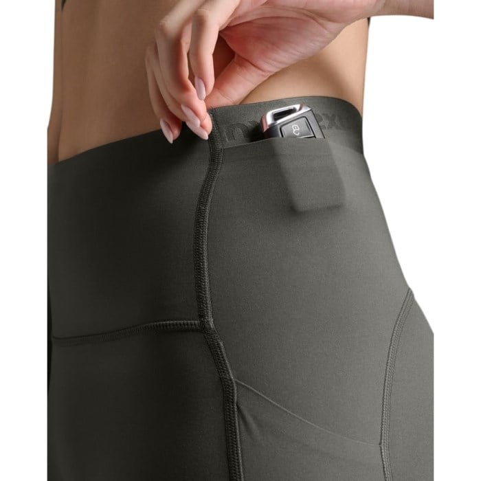 2XU Form Stash Hi-Rise Womens Compression Tights - Jupiter/Jupiter