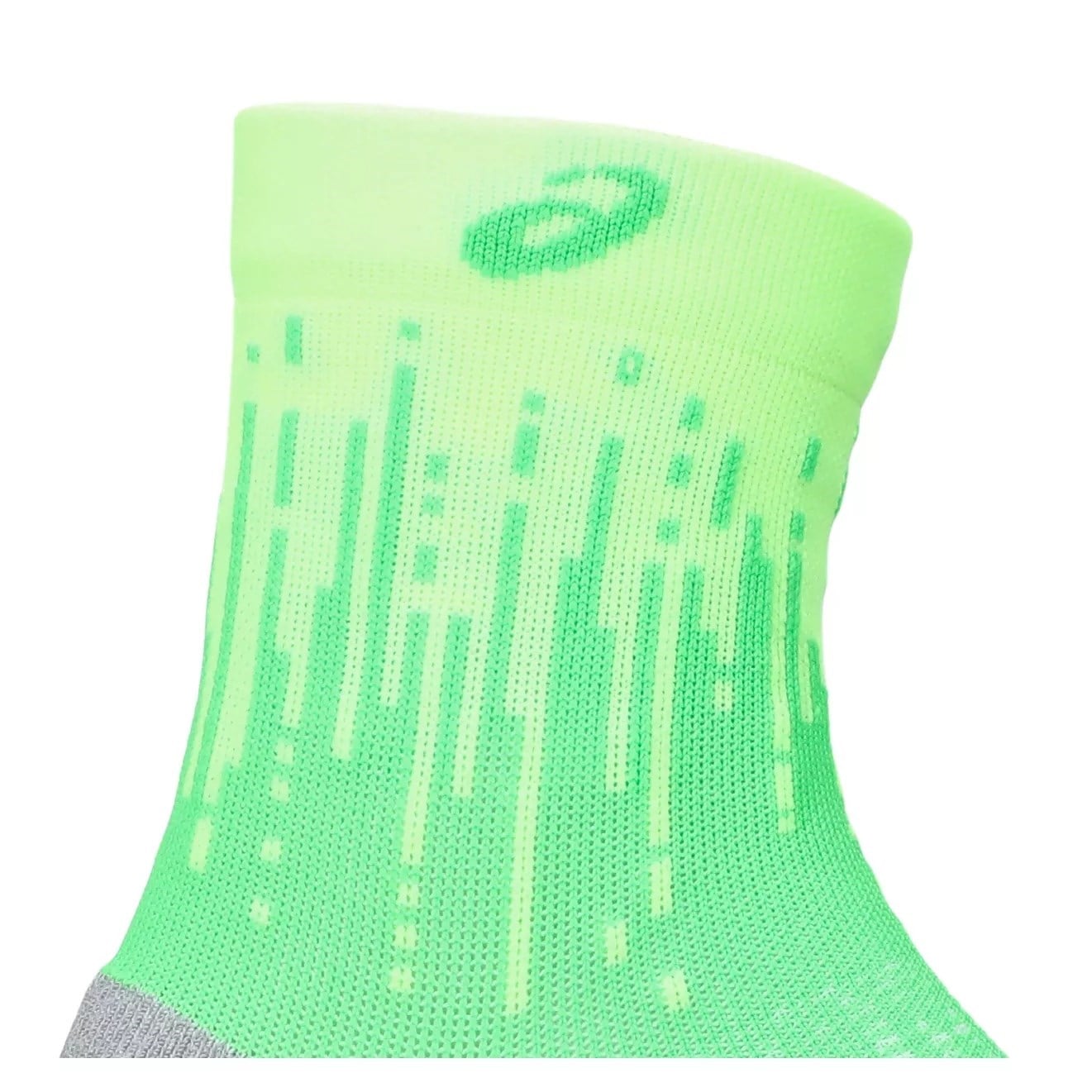 Asics Performance Run Unisex Quarter Socks - Illuminate Green/Vital Green