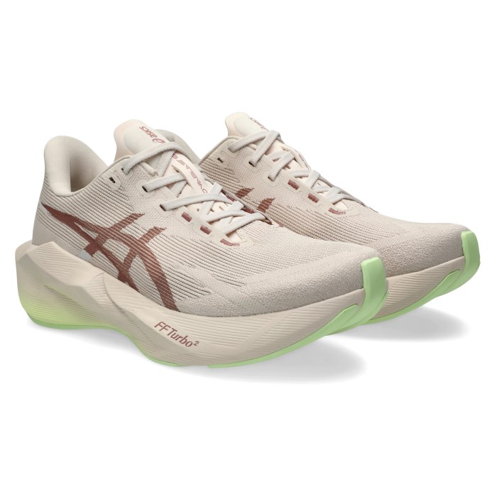 Asics Novablast 6 - Mens Running Shoes - Rose Dust/Illuminate Yellow - image 2