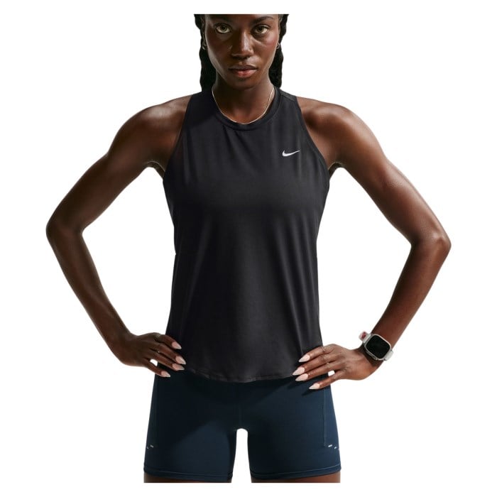 Nike Swift Dri-FIT Womens Running Tank Top - Black/Reflective Silver
