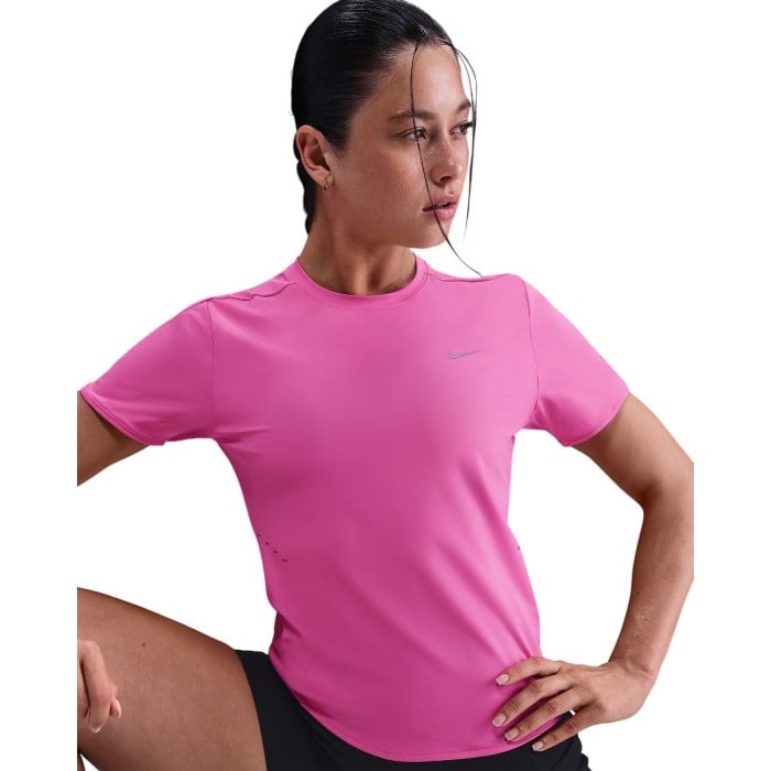 Nike Womens Aeroswift Short Sleeve Top - Playful Pink/Reflective Silver