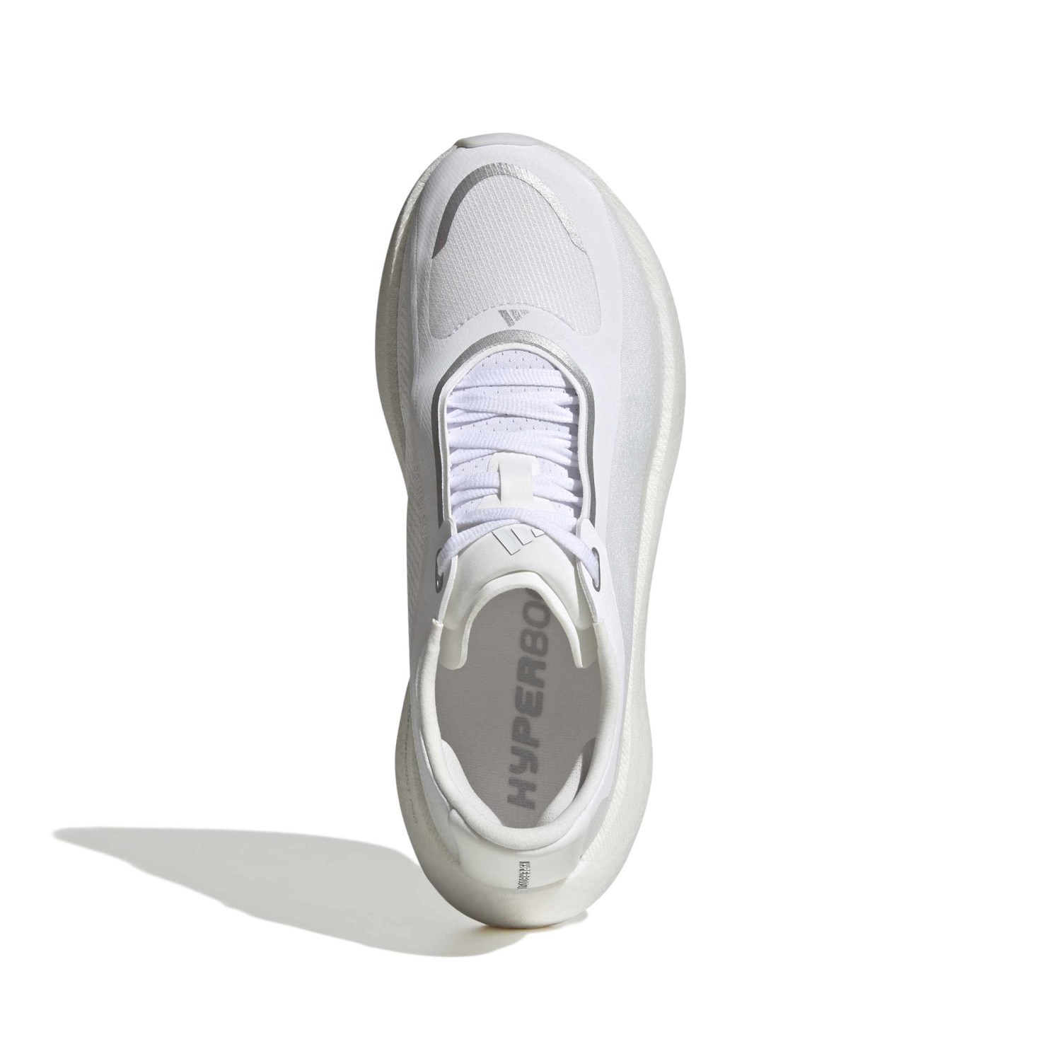 adidas Hyperboost Edge - Womens Running Shoes - Cloud White/Silver Metallic/Zero Metallic - image 3