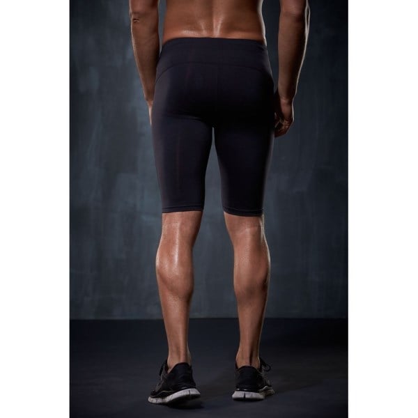 Bayse Mens Compression Training Shorts - Black